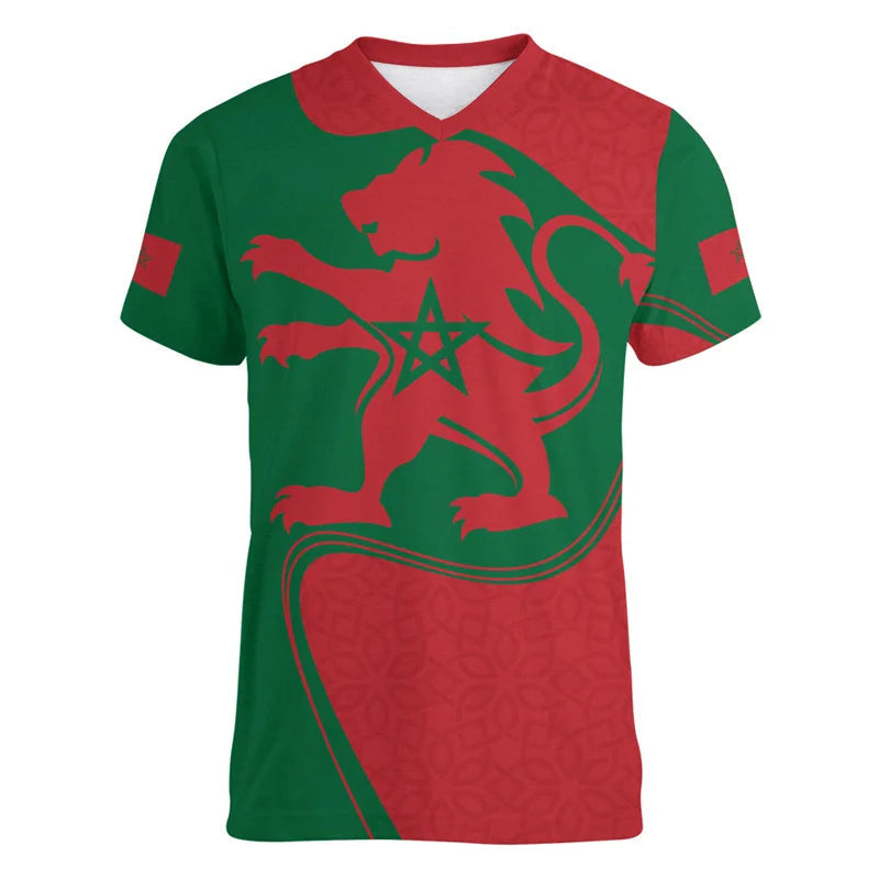 Maro Voetbal Shirt voor Mannen | 3D Gedrukt, Korte Mouwen, 100% Katoen 2