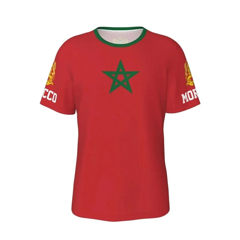 Maro Voetbalshirt voor Mannen | Zachte Polyester, Casual 3D Print 1