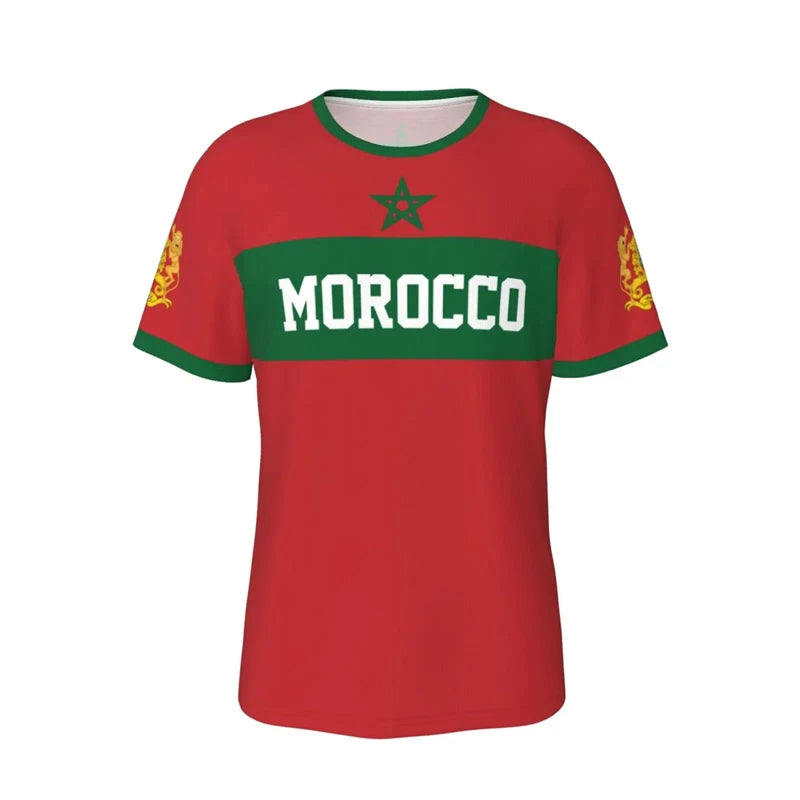 Maro Voetbalshirt voor Mannen | Zachte Polyester, Casual 3D Print 3