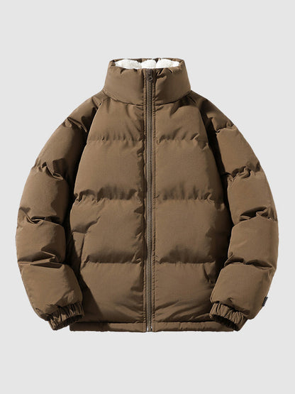 Maxi Puffer Jas Heren | Fleece Binnenkant, Lichtgewicht, Moderne Pasvorm