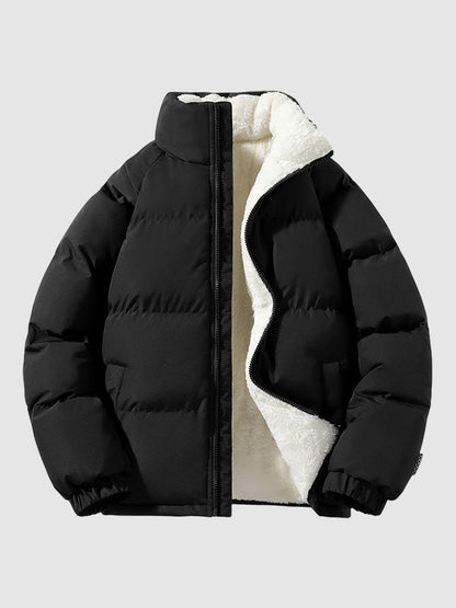 Maxi Puffer Jas Heren | Fleece Binnenkant, Lichtgewicht, Moderne Pasvorm