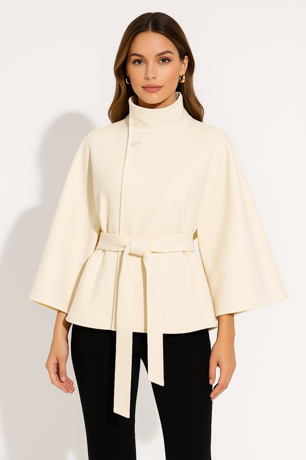 Maya Dames Cape Jacket |  Elegant Ontwerp 5