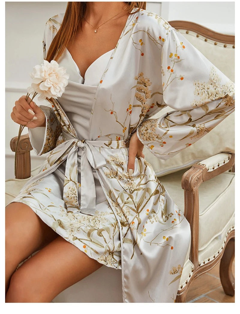Meloura | Luxe Nachtjapon & Badjas Set 8