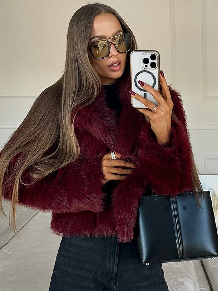 Mia Dames Jas | Diep Burgundy