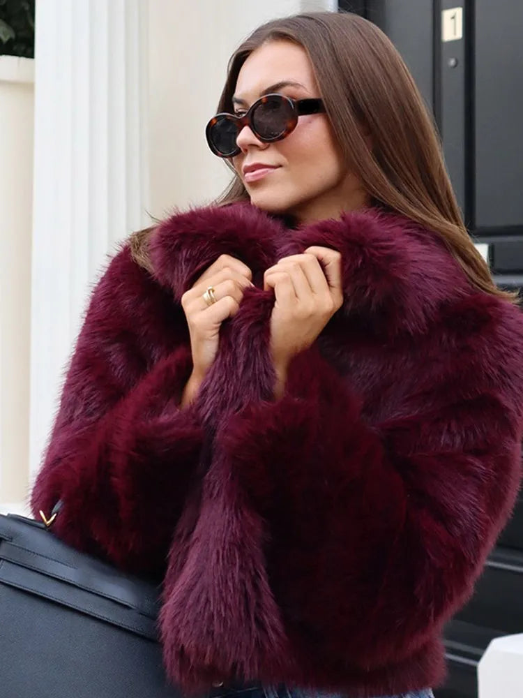 Mia Dames Jas | Diep Burgundy