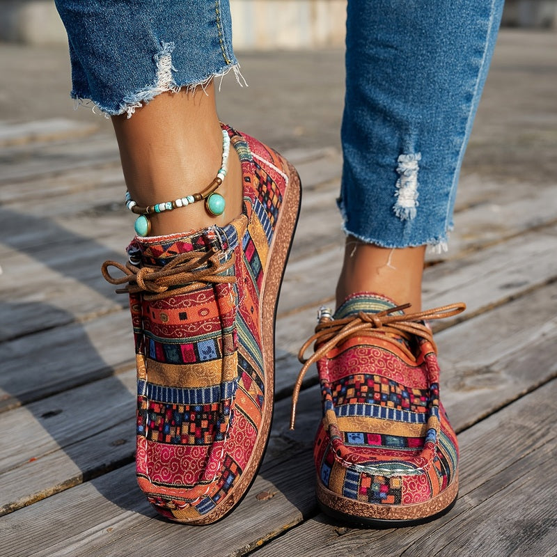Mila Boho Dameschoenen | Ademend Bovenwerk, Comfortabel en Uniek 1