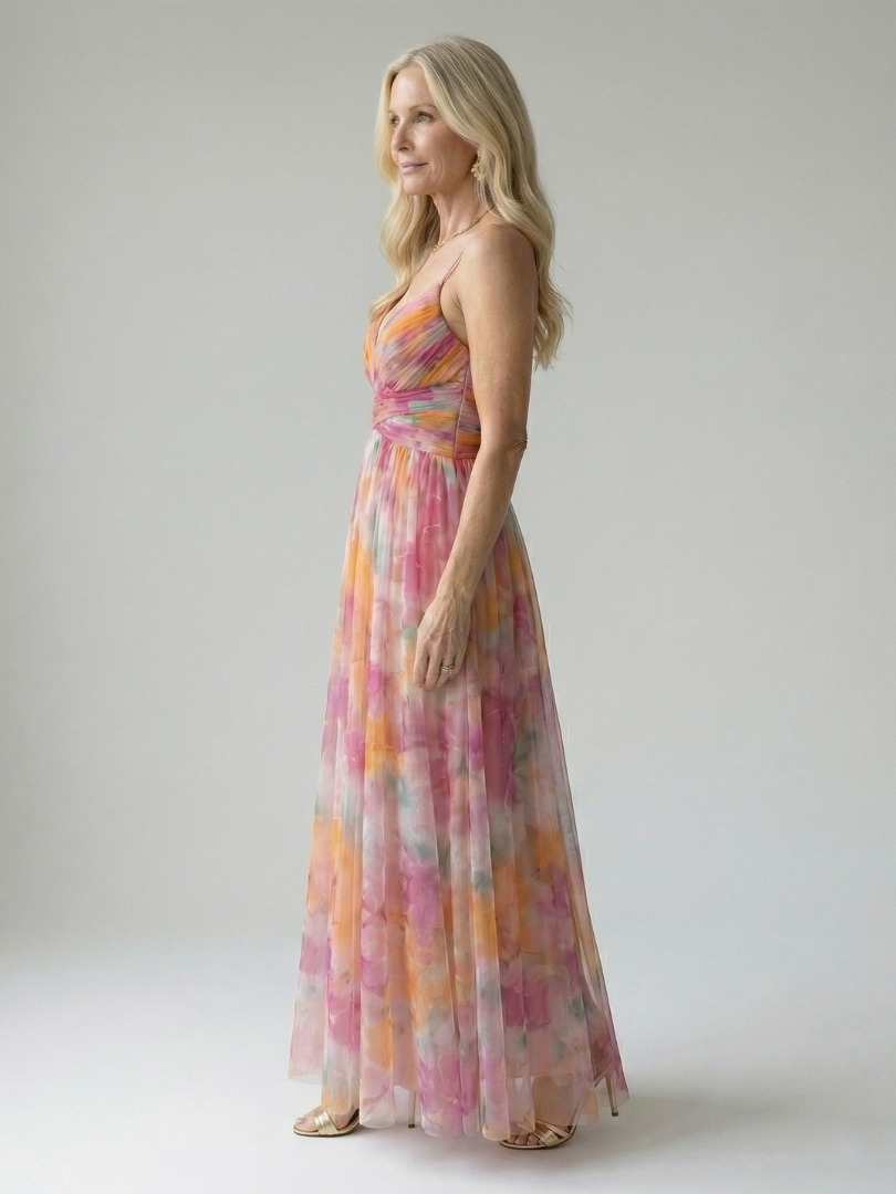 Mila Dames Maxi Jurk | Lichtgewicht, Mouwloos, Vrouwelijke Snit 1