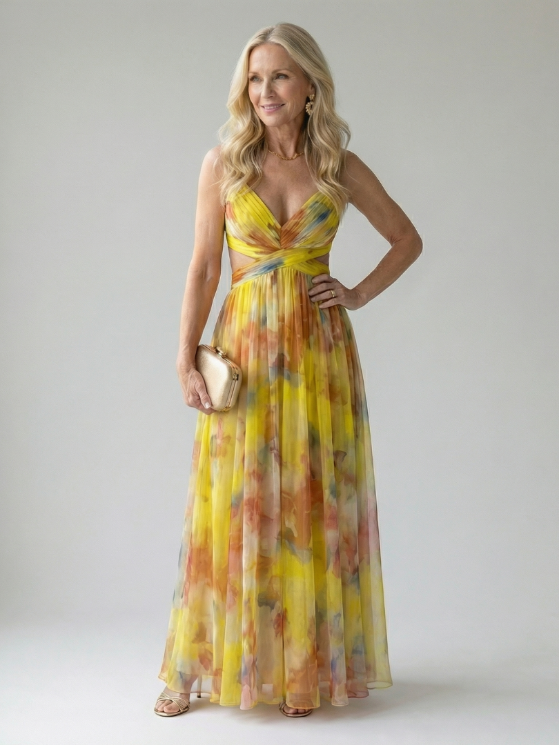 Mila Dames Maxi Jurk | Lichtgewicht, Mouwloos, Vrouwelijke Snit 4