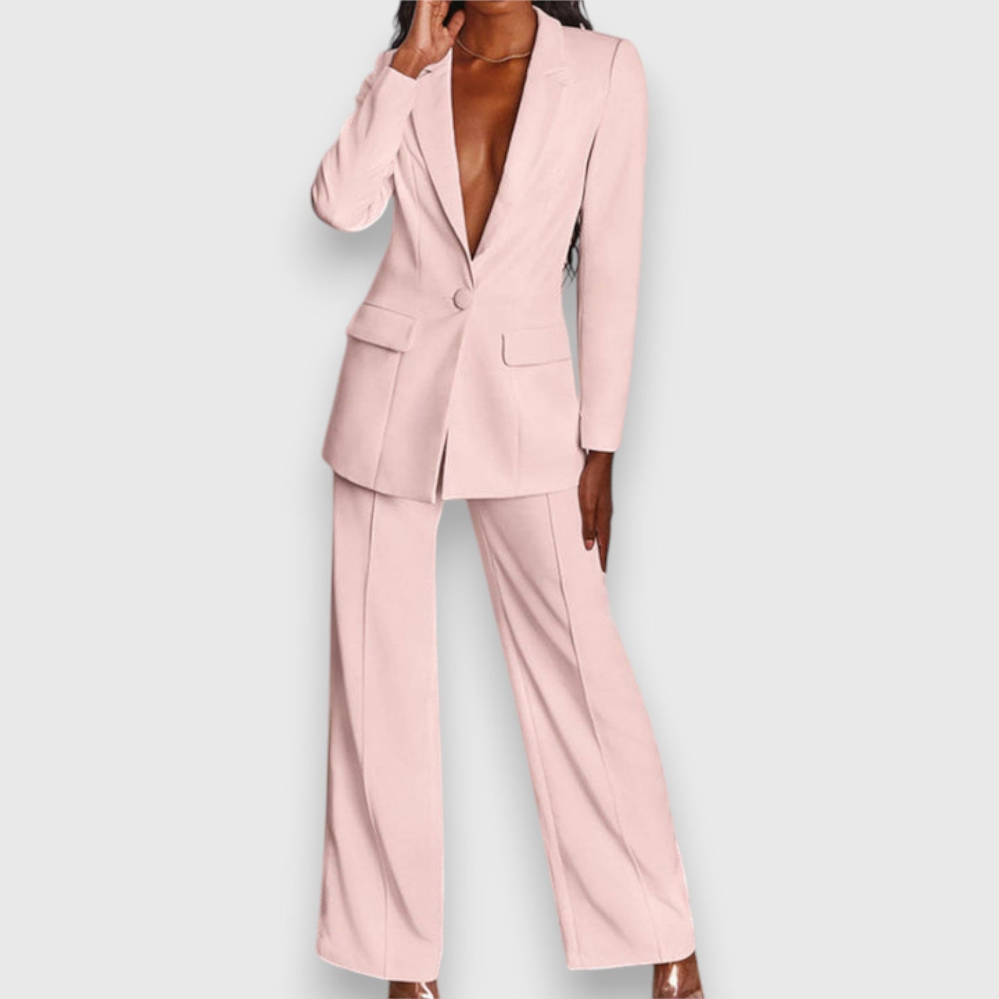 Mila Dames Set | Elegante Blazer en Broek, Comfortabel en Chic 0