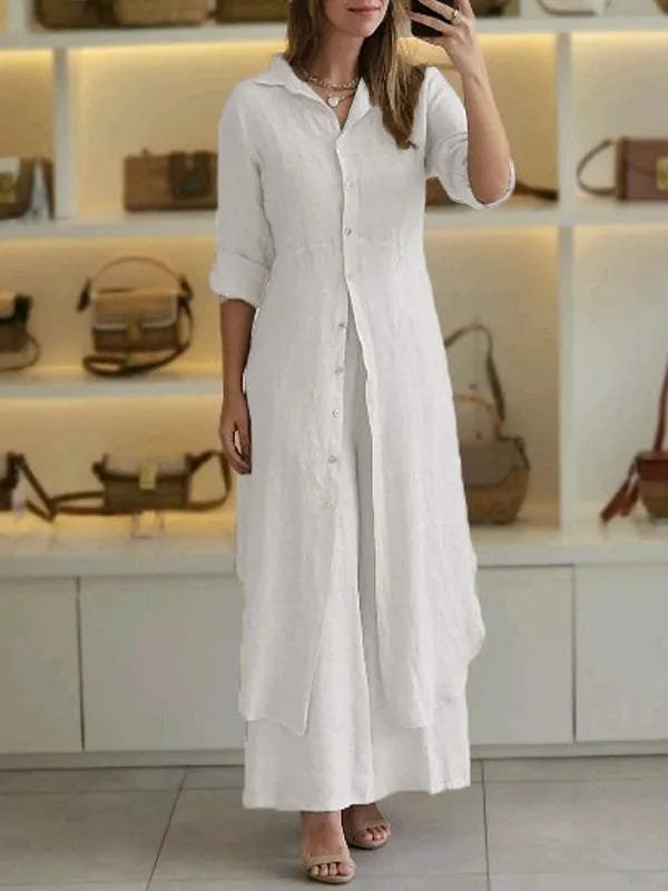Mila Vrouwen Linnen Set | Ademend, Elegante Snit 5
