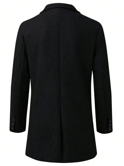 Milan Heren Trenchcoat | Bruin, Ontspannen Pasvorm voor Herfst en Winter