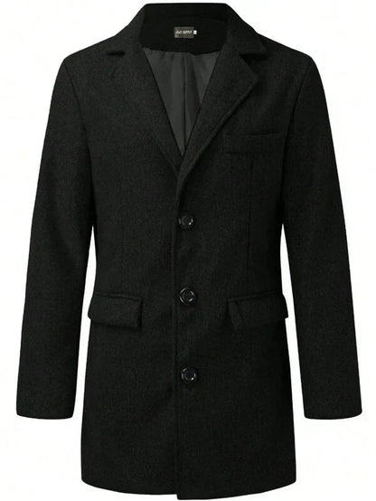Milan Heren Trenchcoat | Bruin, Ontspannen Pasvorm voor Herfst en Winter