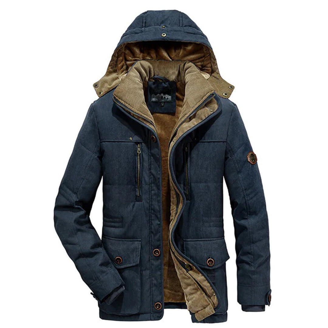 Milan Heren Winterjas | Warme Fleece Voering, Stoer Design