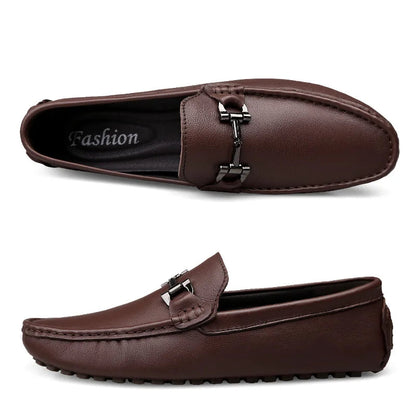 Milo Heren Moccasins | Ademend PU-leer, Comfortabel en Stijlvol