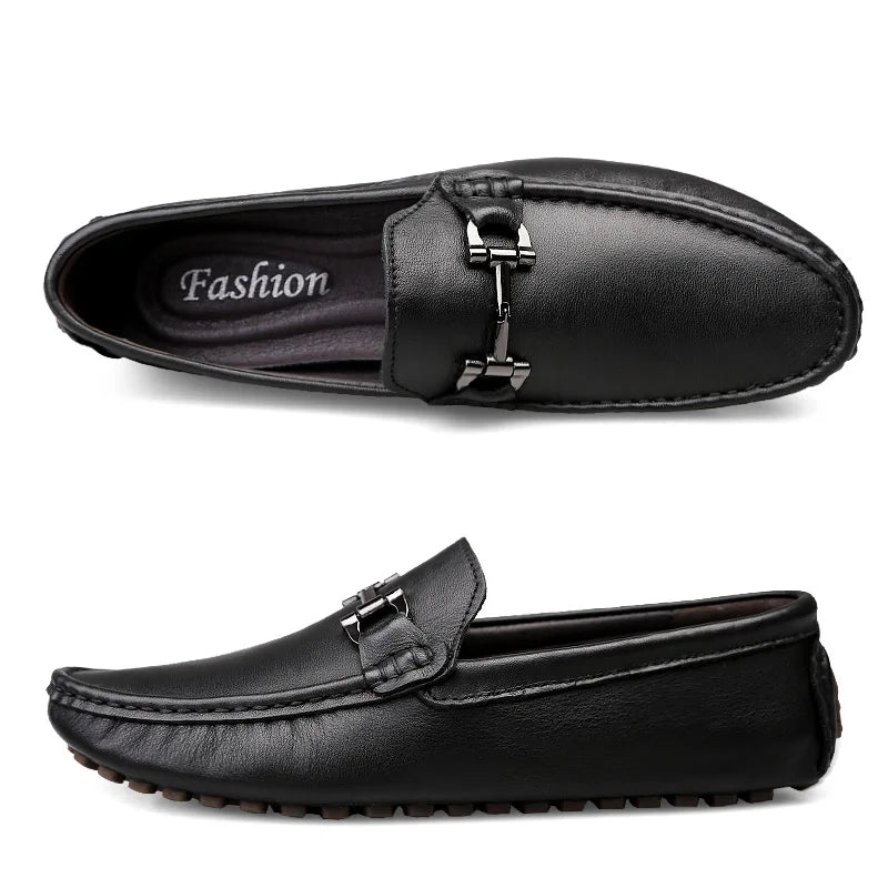 Milo Heren Moccasins | Ademend PU-leer, Comfortabel en Stijlvol