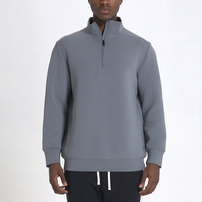 Milo Heren Sweater | Casual met Halflange Ritssluiting 1