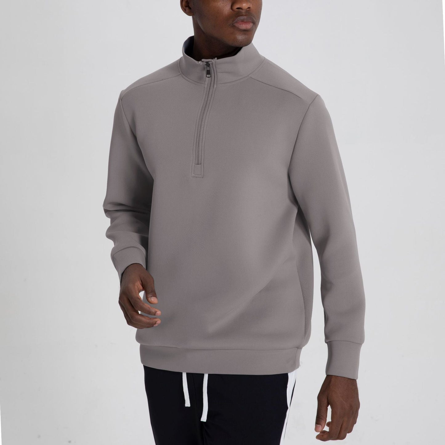 Milo Heren Sweater | Casual met Halflange Ritssluiting 4