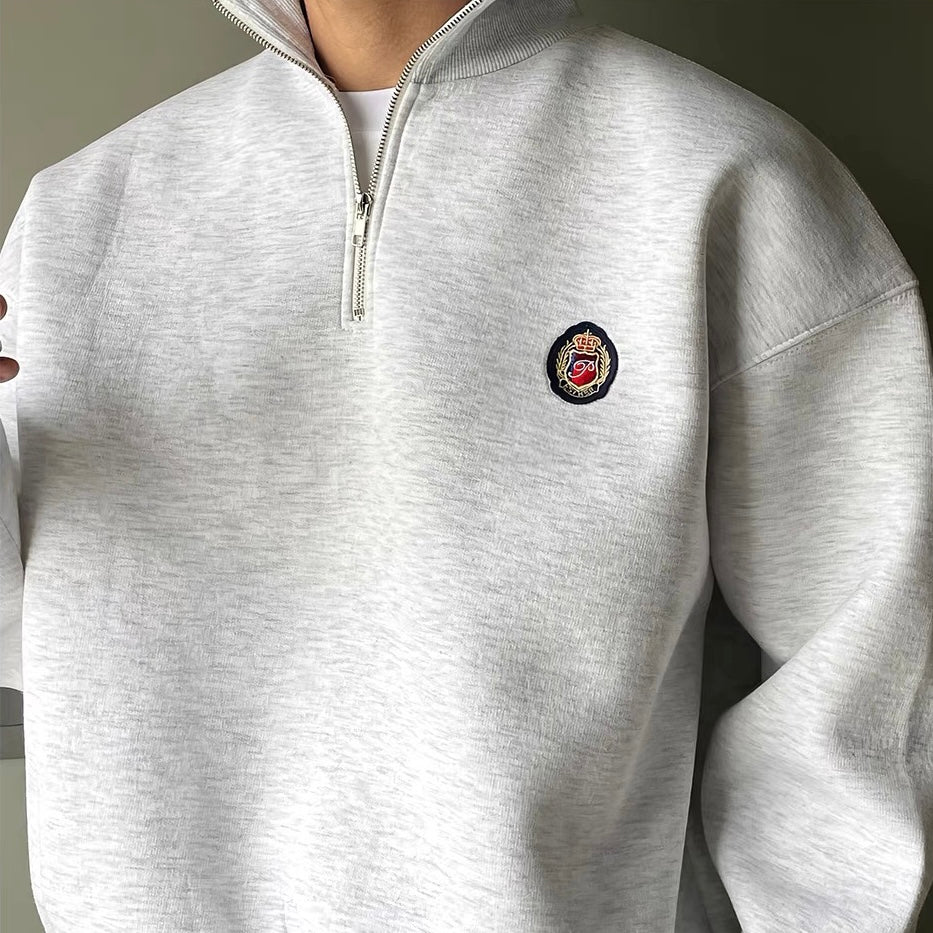 Milo Heren Sweater | Zachte Katoen-Polyester Mix, Casual 5