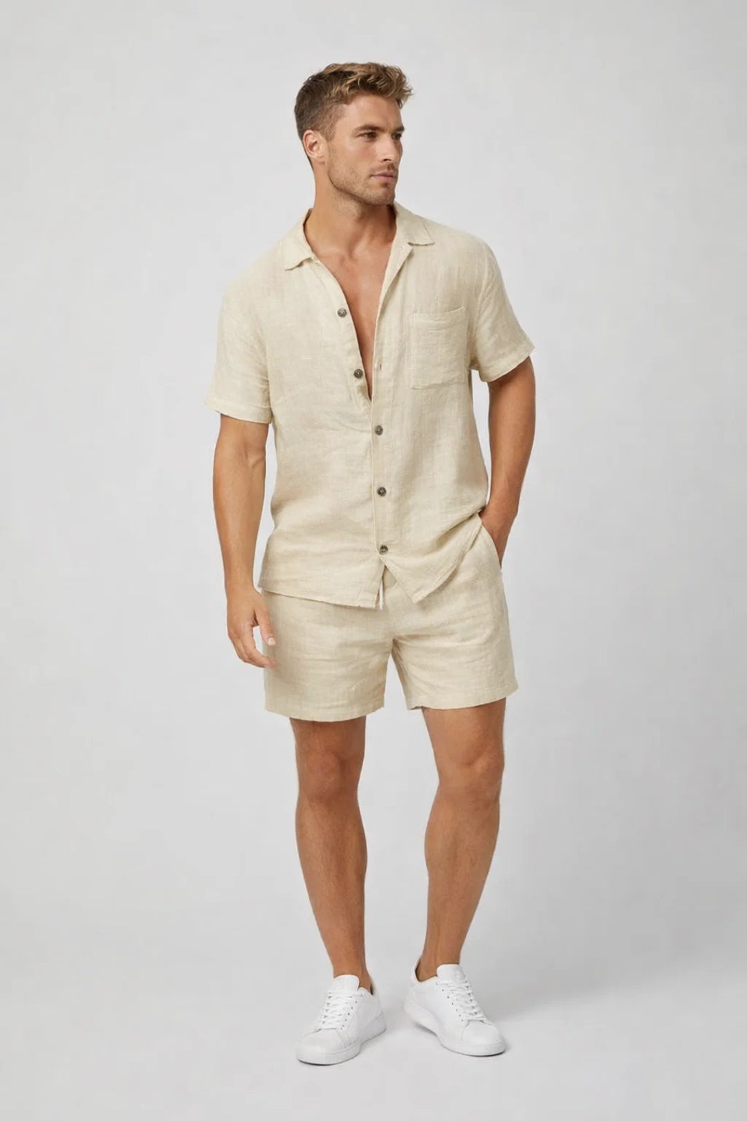 Milo Heren Zomer Set | Comfortabele Pasvorm, Tweedelig 1