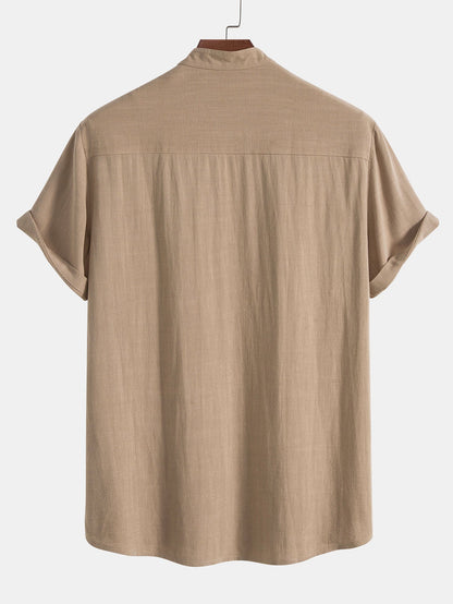 Milo Zomeroutfit voor Mannen | Katoen, Effen Design, Korte Mouwen 3
