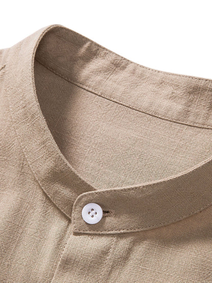 Milo Zomeroutfit voor Mannen | Katoen, Effen Design, Korte Mouwen 6