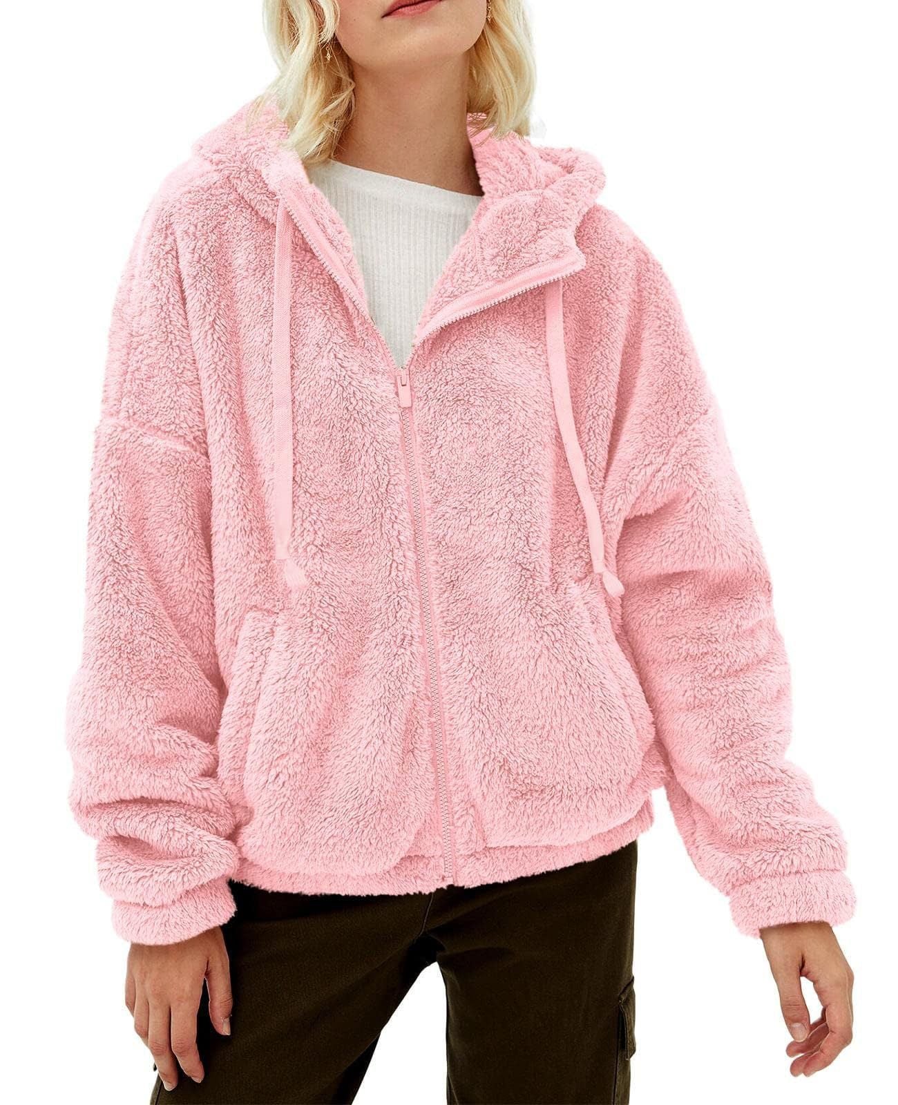 Mira Dames Fleece Jas | Comfortabele Capuchon, Warm en Praktisch 0