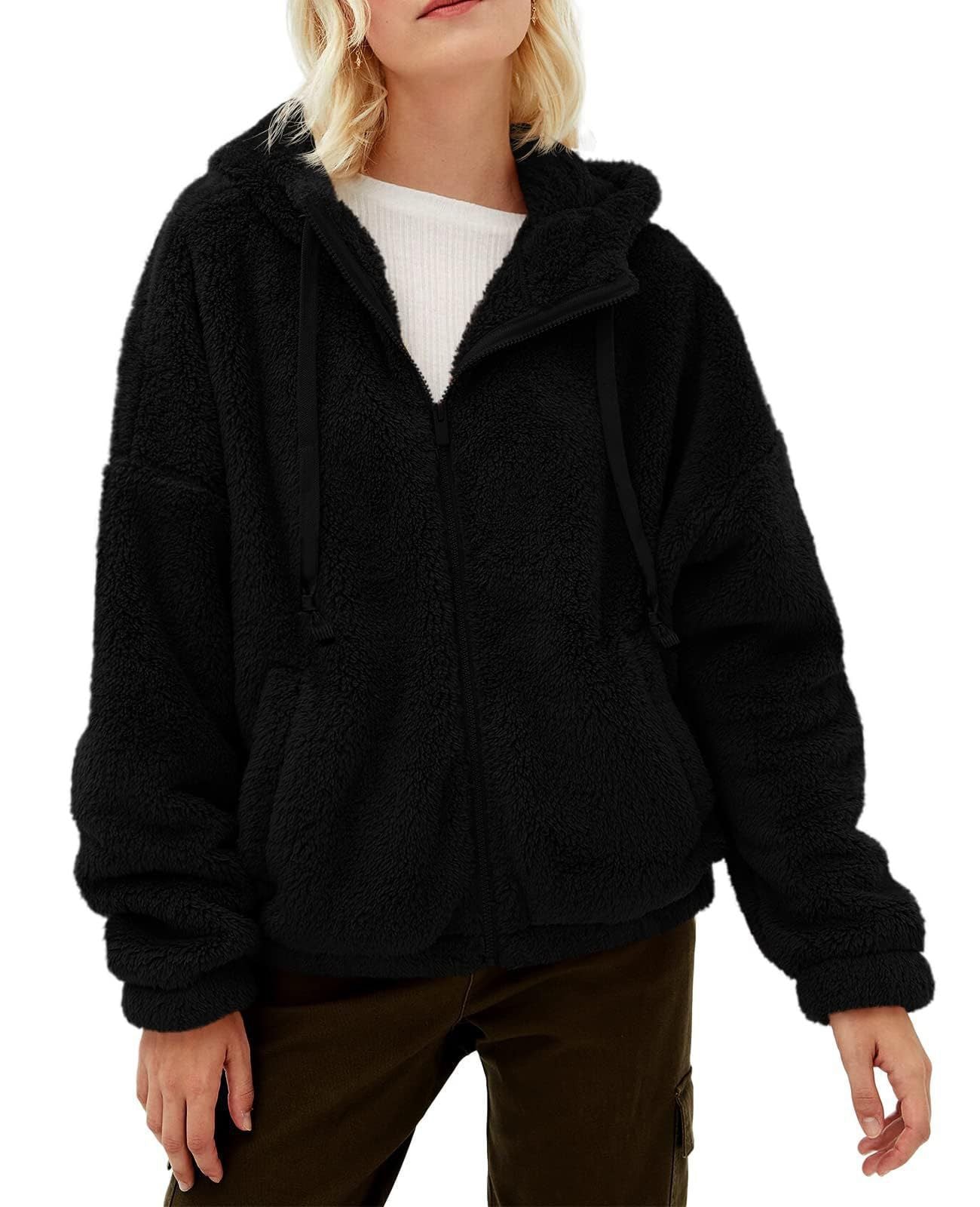 Mira Dames Fleece Jas | Comfortabele Capuchon, Warm en Praktisch 4