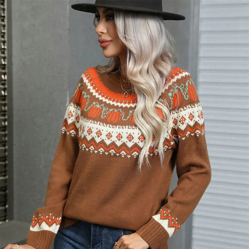 Mira Foute Kersttrui Dames | Modern Noors Patroon, Comfortabele Pasvorm 2