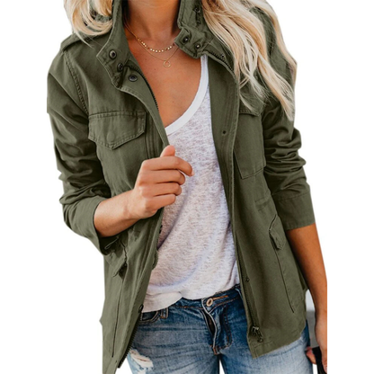 Moderne Chique Jas Voor Dames | Ritssluiting 0