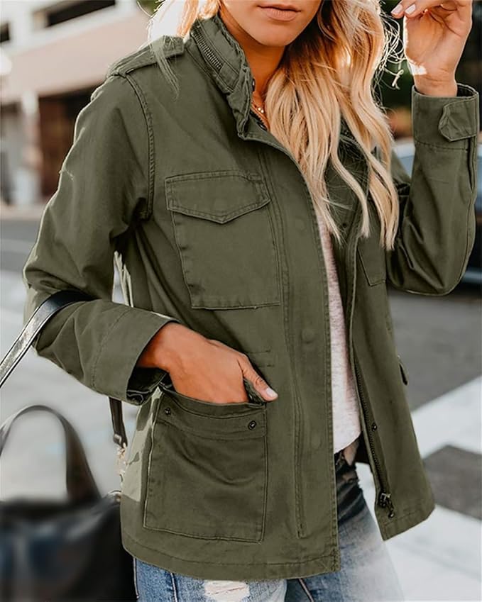 Moderne Chique Jas Voor Dames | Ritssluiting 1