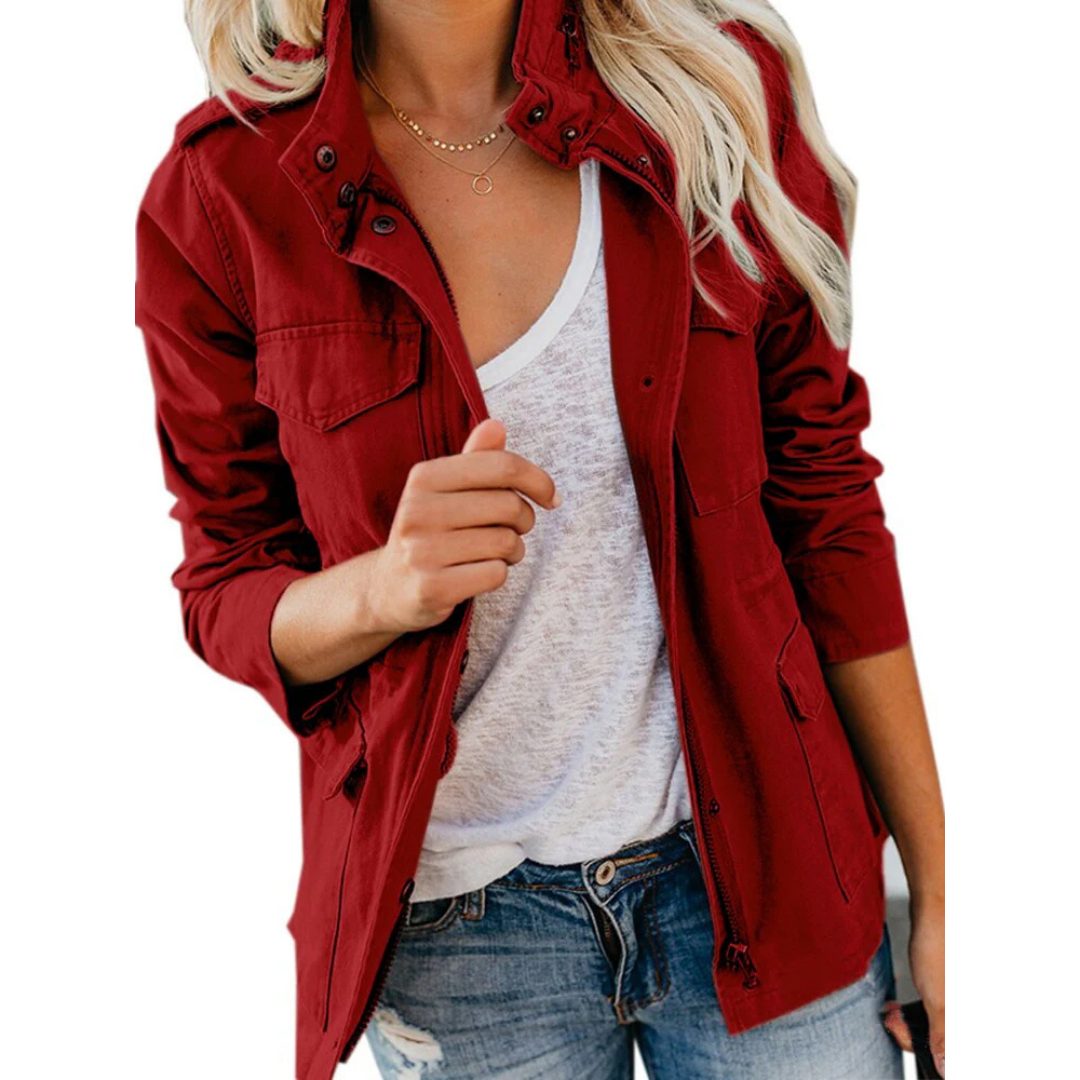 Moderne Chique Jas Voor Dames | Ritssluiting 4