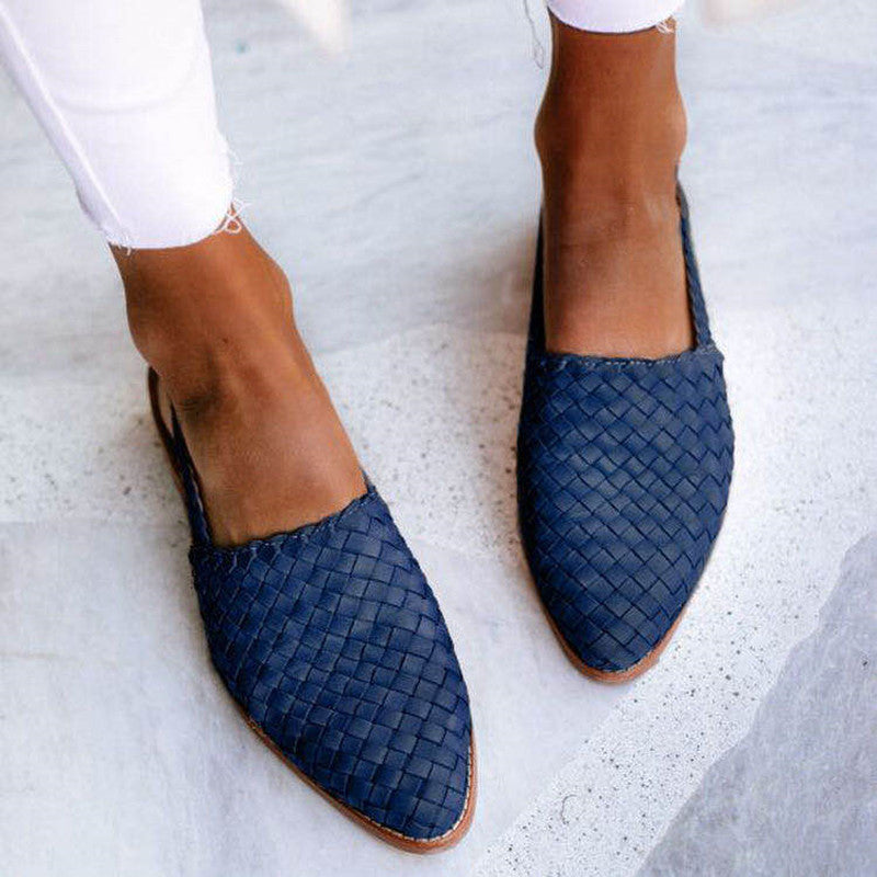 NAZAN | Chique Gevlochten Slingback Ballerina 2