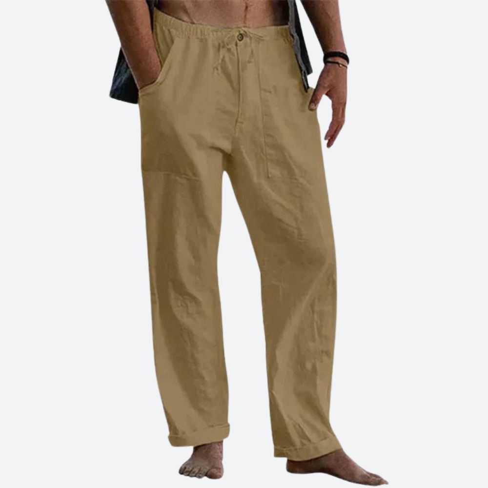 CALEB | Casual Linnen Broek voor Heren