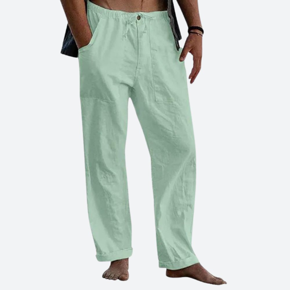 CALEB | Casual Linnen Broek voor Heren