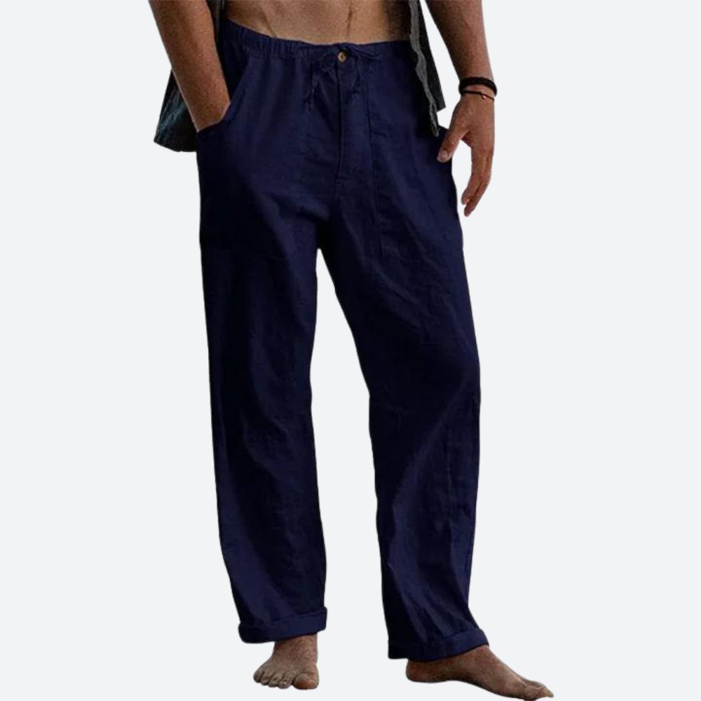 CALEB | Casual Linnen Broek voor Heren
