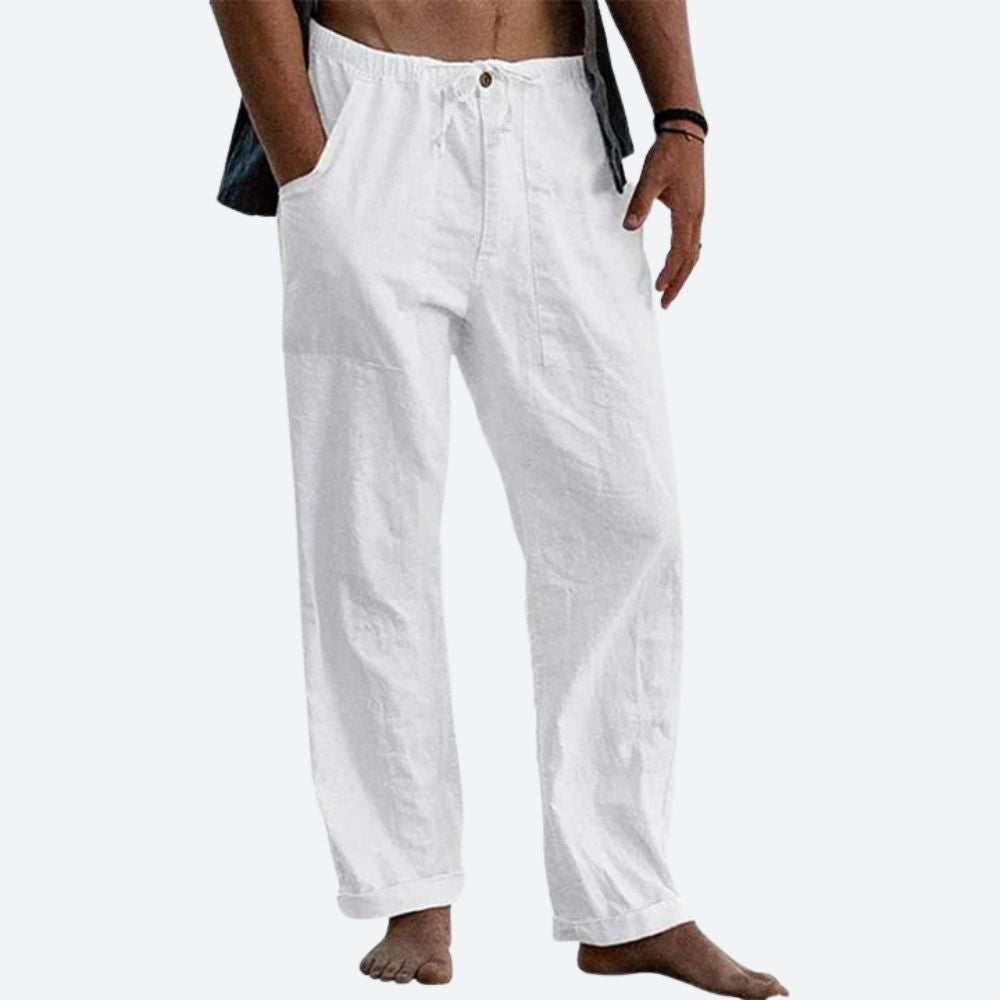 CALEB | Casual Linnen Broek voor Heren