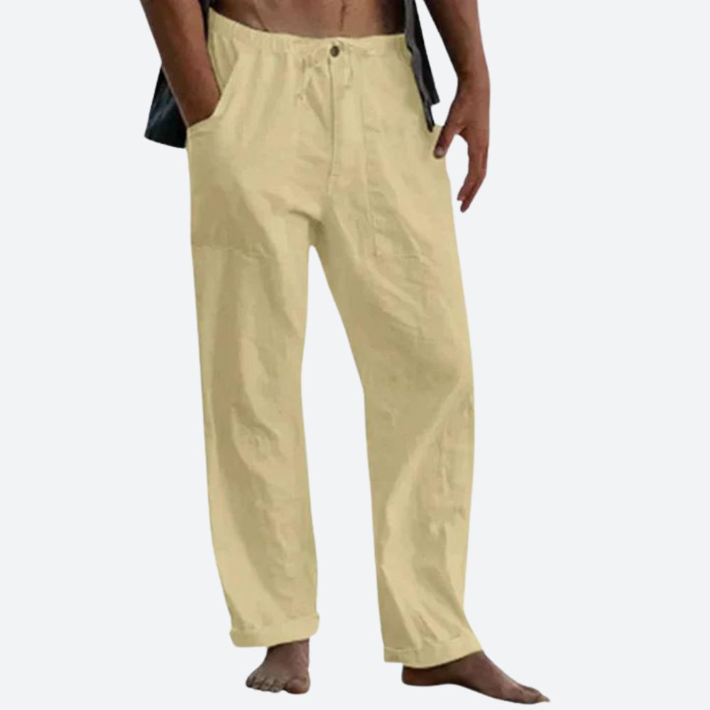 CALEB | Casual Linnen Broek voor Heren