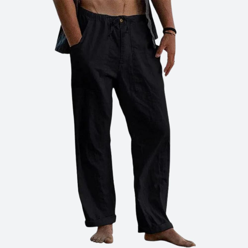 CALEB | Casual Linnen Broek voor Heren
