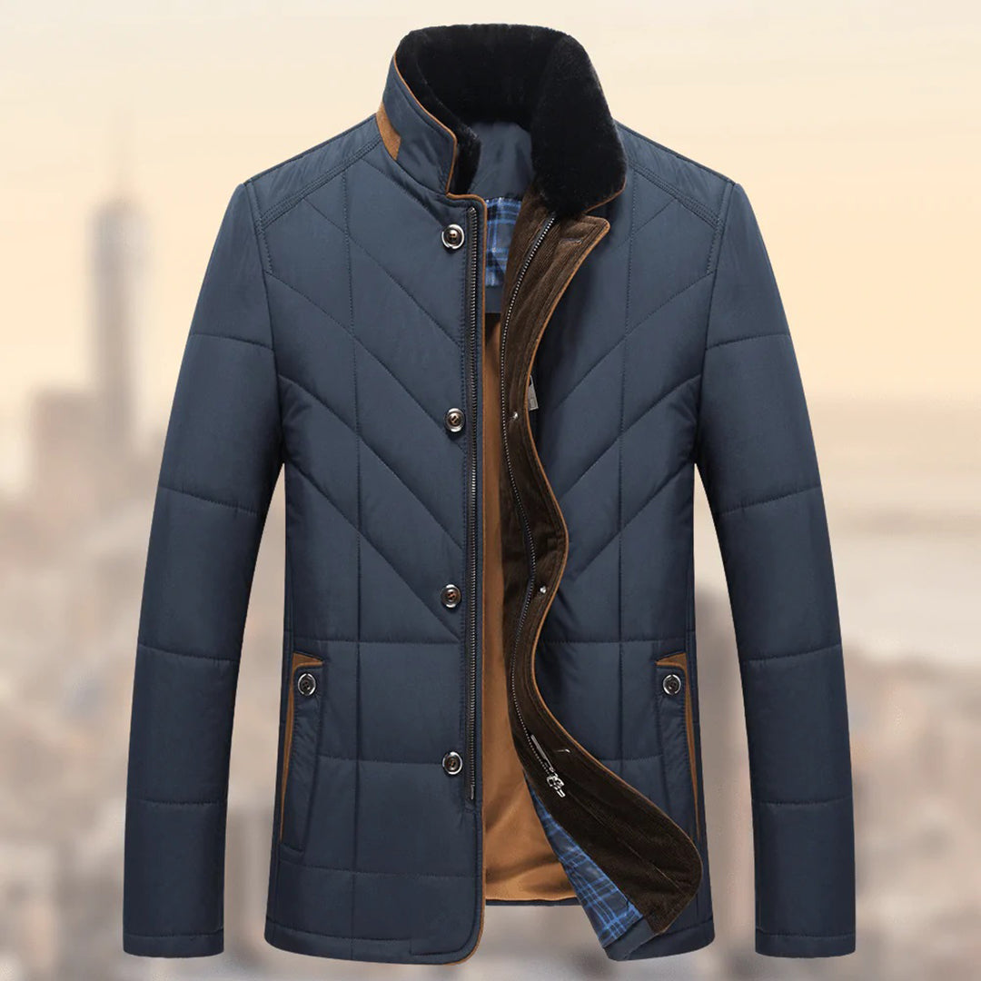 Nico Heren Jas Winter | Gewatteerd, Tijdloos Ontwerp met Hoogwaardige Isolatie