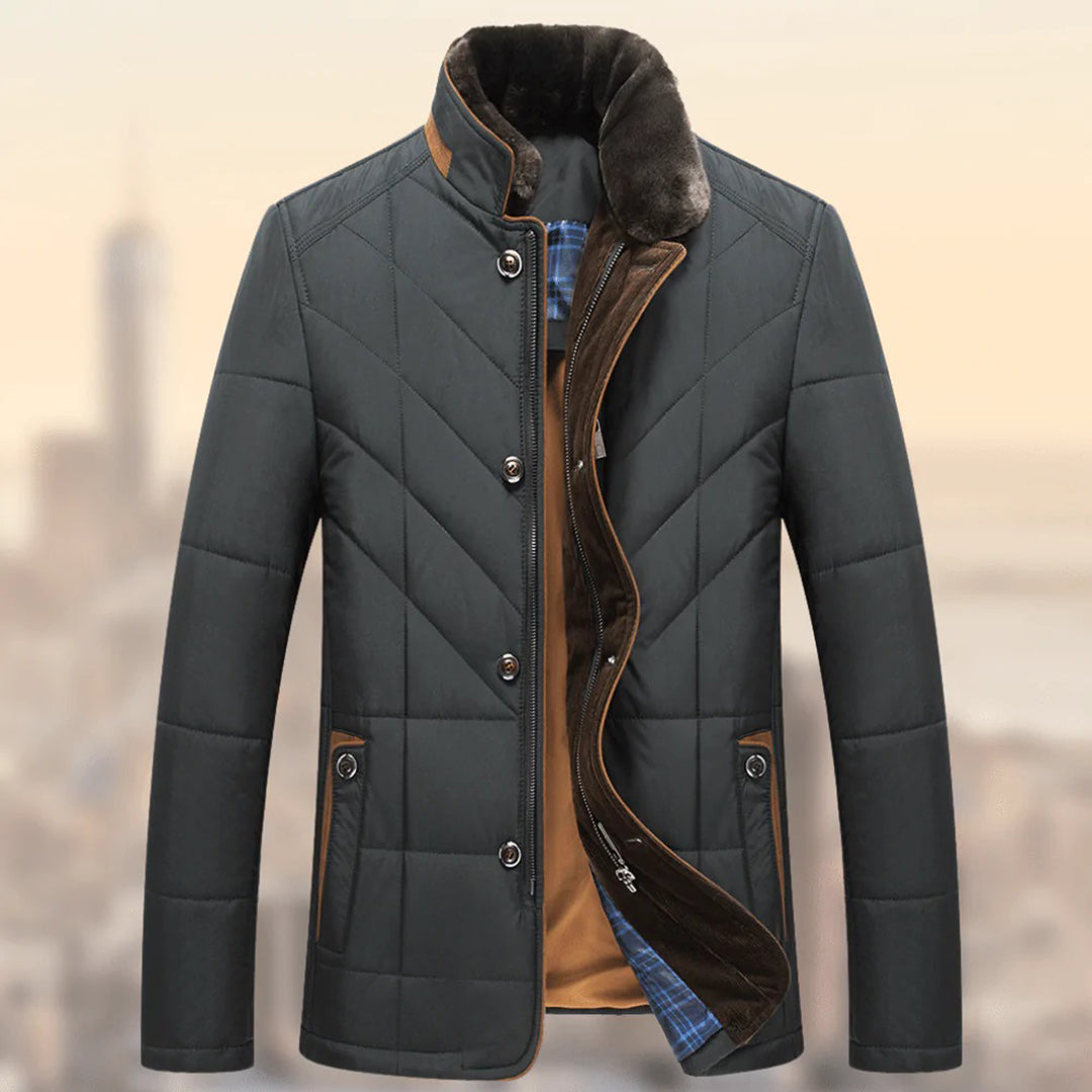 Nico Heren Jas Winter | Gewatteerd, Tijdloos Ontwerp met Hoogwaardige Isolatie