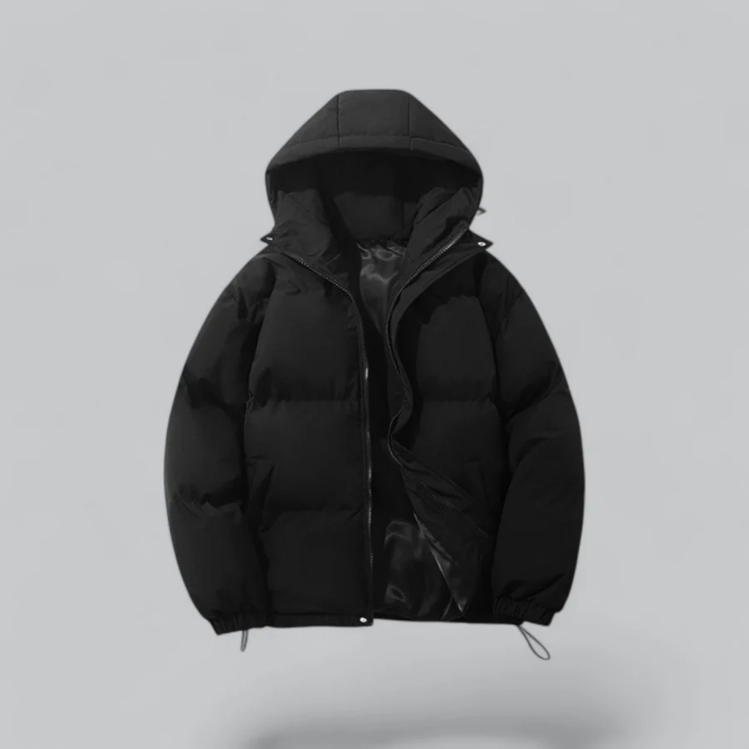 Niels Heren Winterjas | Gewatteerd Met Capuchon, Functioneel Comfort