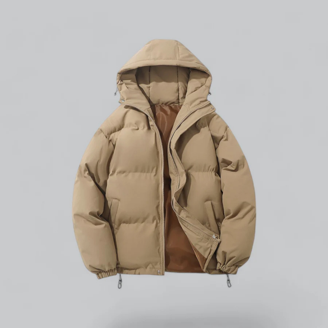Niels Heren Winterjas | Gewatteerd Met Capuchon, Functioneel Comfort
