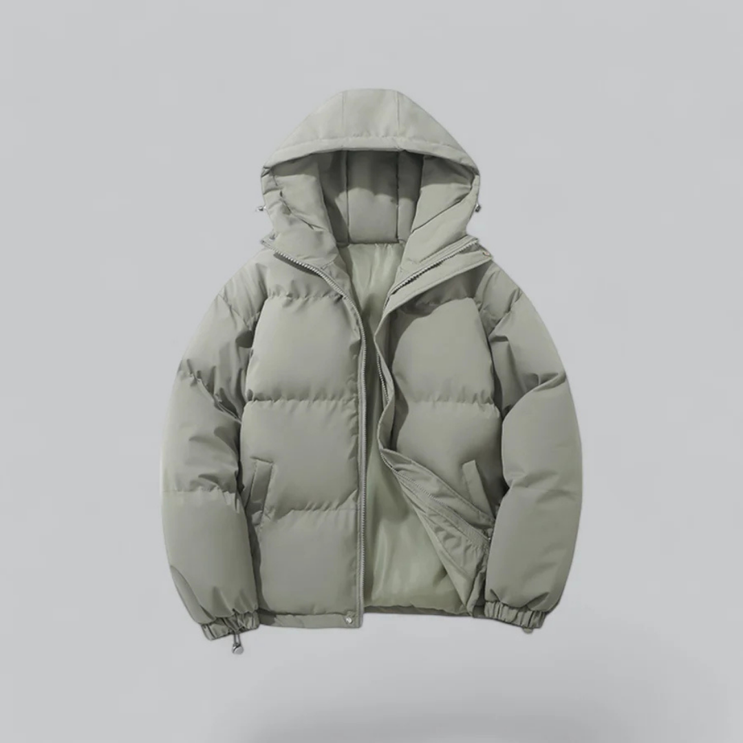 Niels Heren Winterjas | Gewatteerd Met Capuchon, Functioneel Comfort