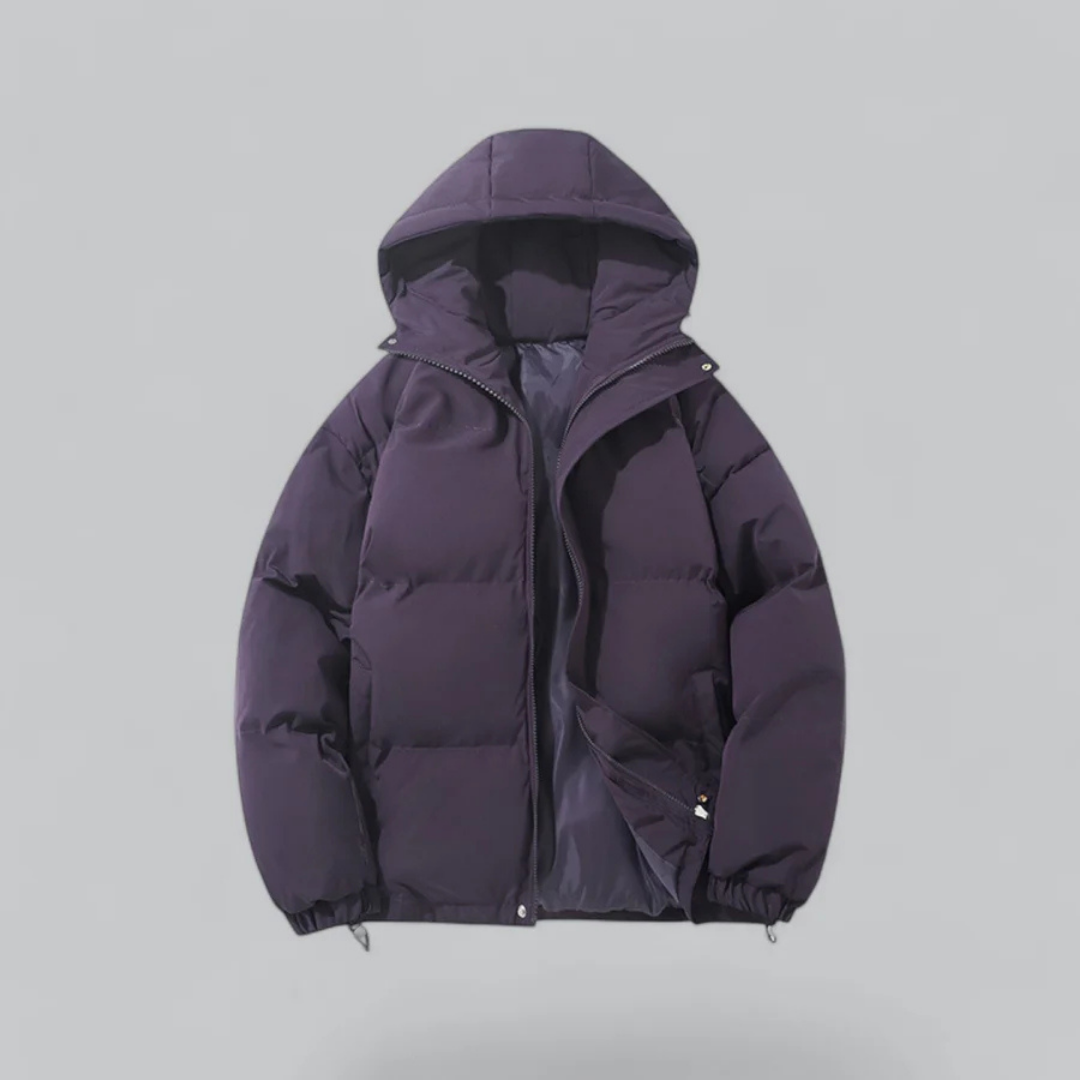 Niels Heren Winterjas | Gewatteerd Met Capuchon, Functioneel Comfort