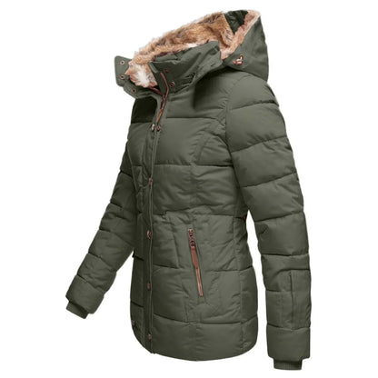 Nora Dames Winterjas | Lange Snit, Met Capuchon 1