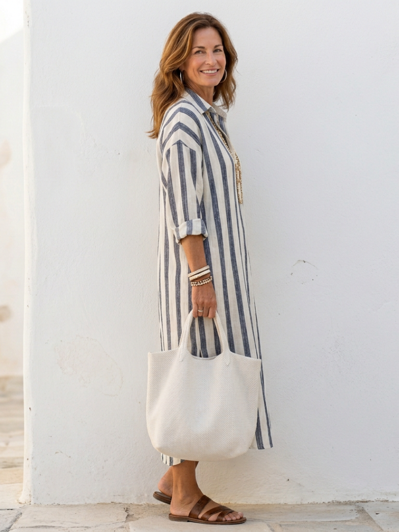 Nora Vrouwen Midi-Shirtjurk | Lichtgewicht Stof, Relaxed Pasvorm 1