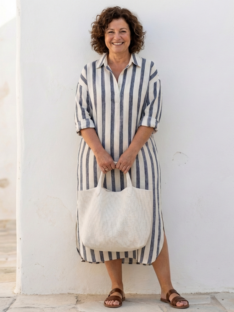 Nora Vrouwen Midi-Shirtjurk | Lichtgewicht Stof, Relaxed Pasvorm 2