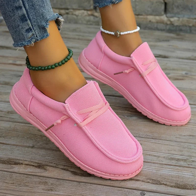 REVANA | Ademende platform sneakers met trendy hoogte 0