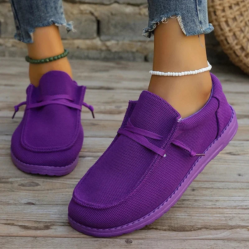 REVANA | Ademende platform sneakers met trendy hoogte 10