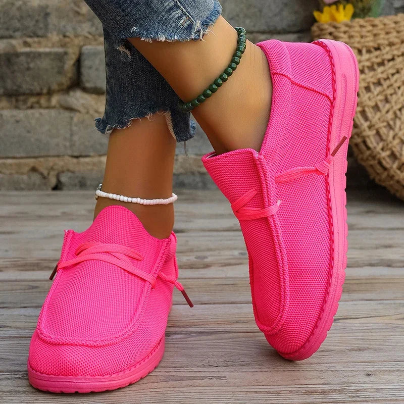 REVANA | Ademende platform sneakers met trendy hoogte 12
